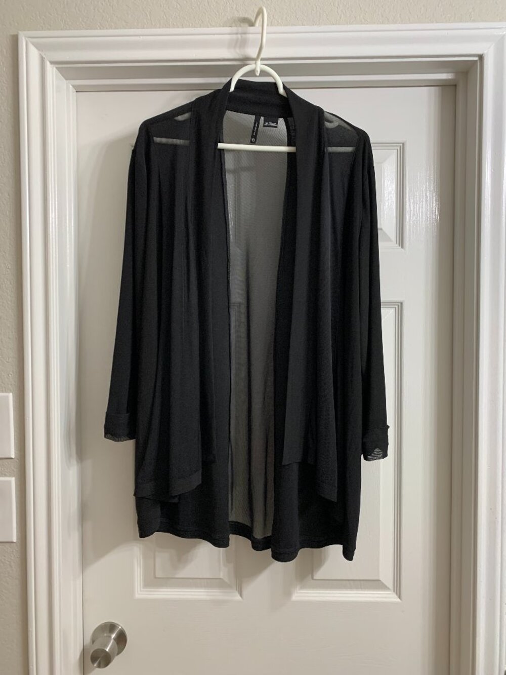New Directions Women's Black Stretchy Jacket, Size XL